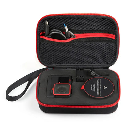 For Insta360 Ace / Ace Pro Storage Bag Action Camera Portable Zipper Case with Lanyard