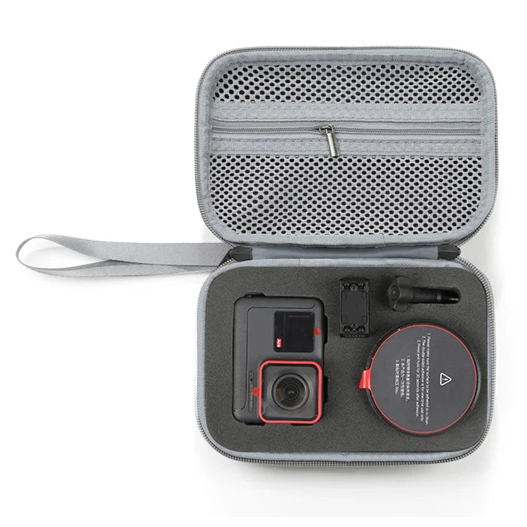 For Insta360 Ace / Ace Pro Storage Bag Action Camera Portable Zipper Case with Lanyard