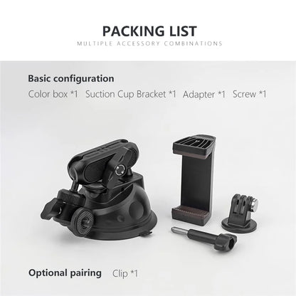 JUNNX JX-GP-14 Car Suction Cup Mount Dashboard Mobile Phone Holder