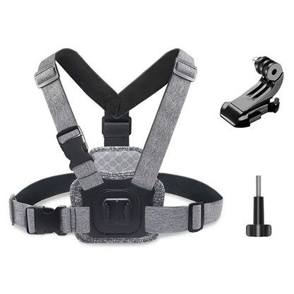 JUNNX JX-PJ-02 Action Camera Magnetic Chest Mount Harness Strap Bracket
