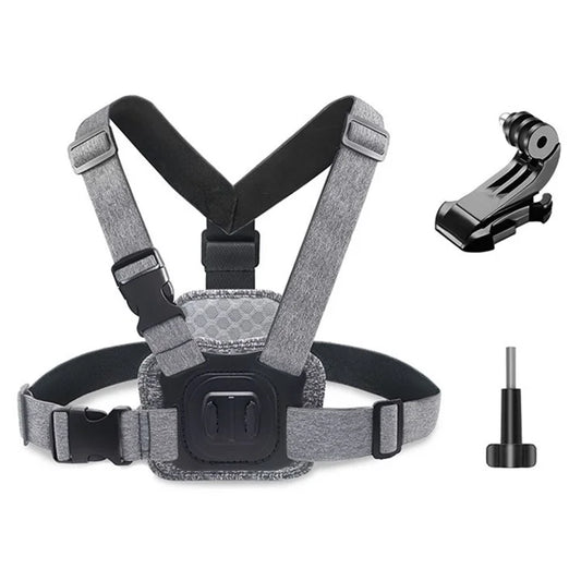 JUNNX JX-PJ-02 Action Camera Magnetic Chest Mount Harness Strap Bracket