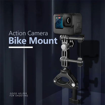 JUNNX JX-GP-05 Bike Camera Mount for GoPro Hero 11 / 10 Action Camera Clamp Bracket
