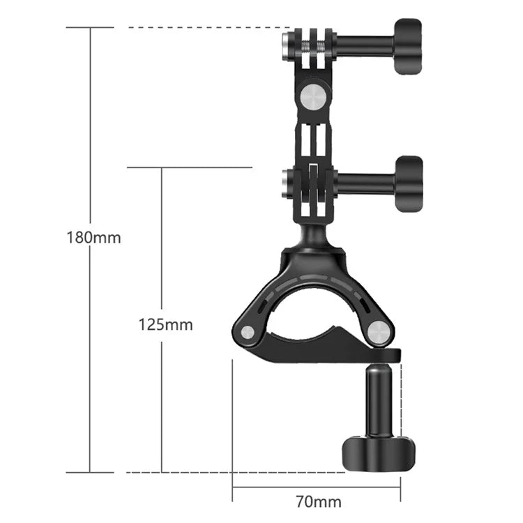 JUNNX JX-GP-05 Bike Camera Mount for GoPro Hero 11 / 10 Action Camera Clamp Bracket