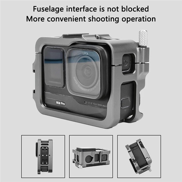 For Insta360 Ace Pro  /  Ace Aluminum Alloy Camera Cage Protection Frame Cover