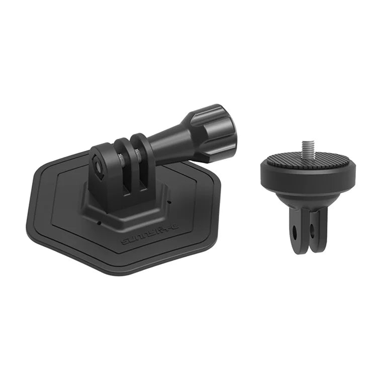 SUNNYLIFE DZ759 For DJI Osmo Action 4 / Insta360 Go3 / GoPro Hero Flexible Adhesive Mount Flat / Curved Camera Holder