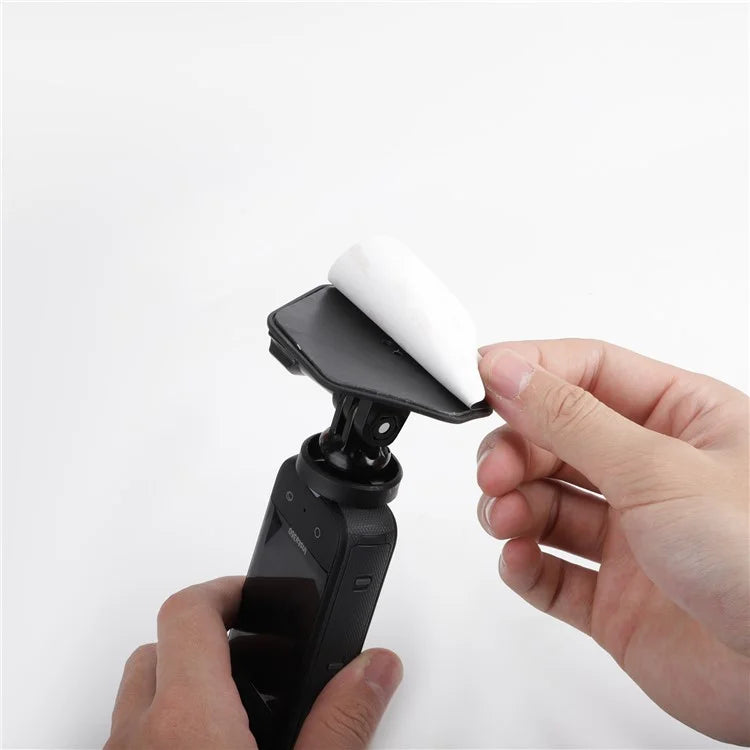 SUNNYLIFE DZ759 For DJI Osmo Action 4 / Insta360 Go3 / GoPro Hero Flexible Adhesive Mount Flat / Curved Camera Holder