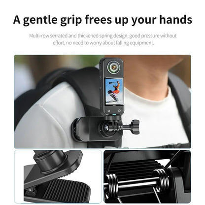 STARTRC 1132069 Magnetic Backpack Clip Flat Mount Bracket Compatible with Action Cameras