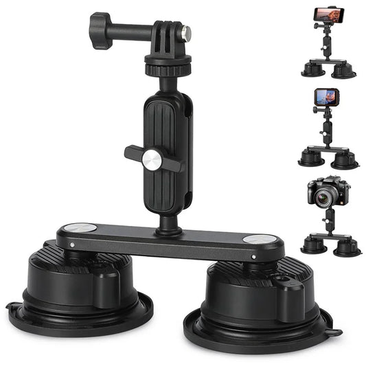 K01-2 For GoPro Action Camera Sucker Mount Bracket Sport Camera Car Home Support Stand