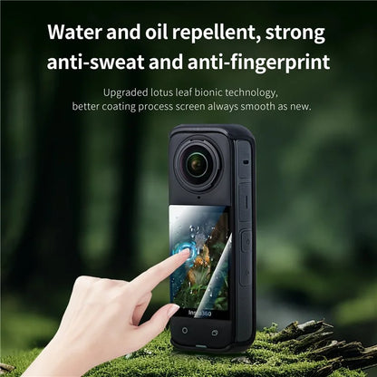 STARTRC 1140484 2Pcs for Insta360 X4 Camera PMMA Explosion-proof Screen Protector Cover Film