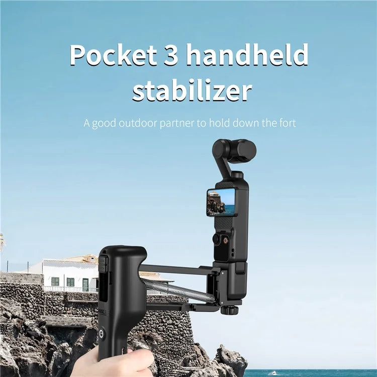 STARTRC 1133677 For DJI Osmo Pocket 3 2-in-1 Shock-Absorbing Handheld Stabilizer Storage Box