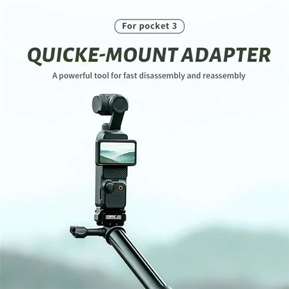STARTRC 1138603 For DJI Osmo Pocket 3 Sports Camera Magnetic Quick-Mount Adapter Connector