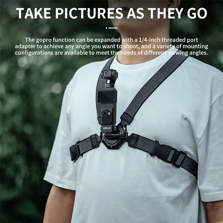 STARTRC 1138603 For DJI Osmo Pocket 3 Sports Camera Magnetic Quick-Mount Adapter Connector