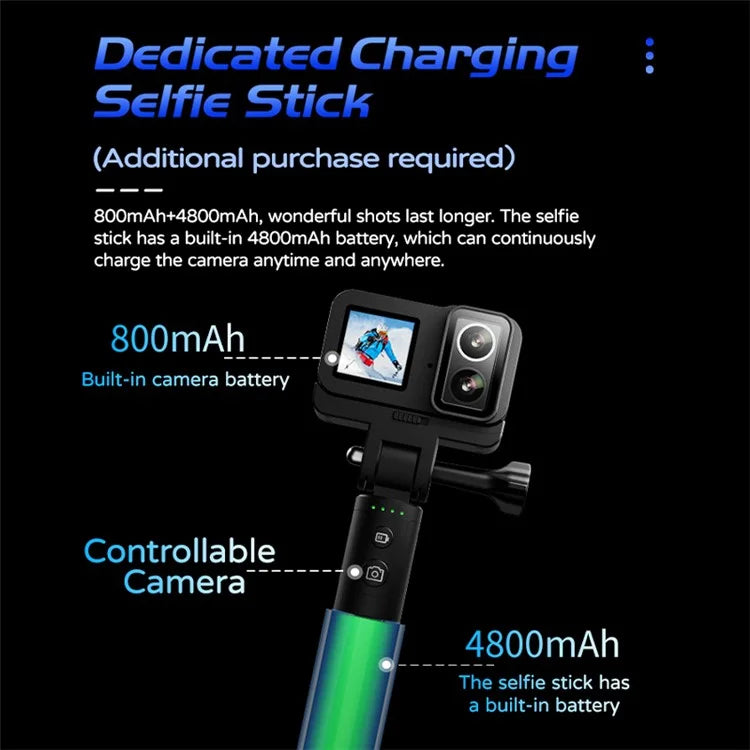 SJCAM SJ20 Dual Lens Dual Screen 4K 30FPS Action Camera Waterproof Sports Camera