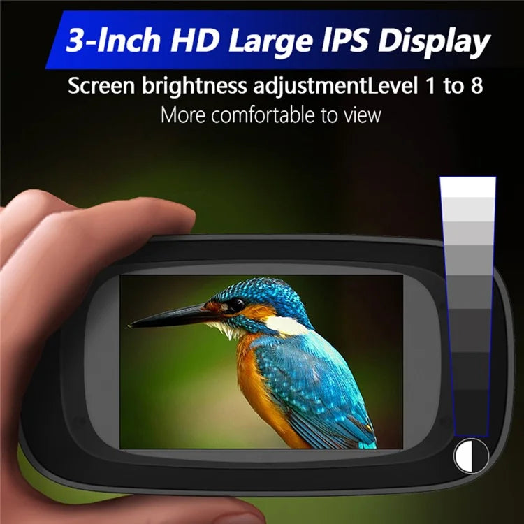 DT59 HD Video Binocular Night Vision Goggles Hunting Camera Support 128GB Memory Card Storage