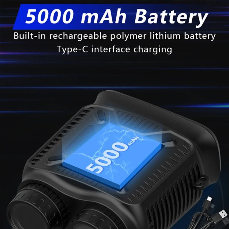 DT59 HD Video Binocular Night Vision Goggles Hunting Camera Support 128GB Memory Card Storage