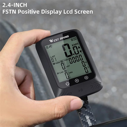 WEST BIKING YP0702109 MTB Road Bike GPS Computer Odometer Cycling Wireless Digital Speedometer