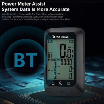 WEST BIKING YP0702109 MTB Road Bike GPS Computer Odometer Cycling Wireless Digital Speedometer