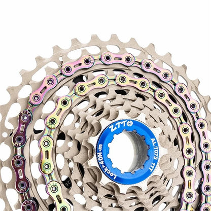 ZTTO Z12 MTB Road Bike Carbon Steel 12 Speed Chain 126 Links for Bicycle / Half-Hollow