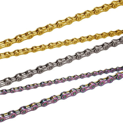 ZTTO z8 Carbon Steel Bicycle Chain 8-Speed 116 Links Mountain Road Bike Chain Semi-hollow