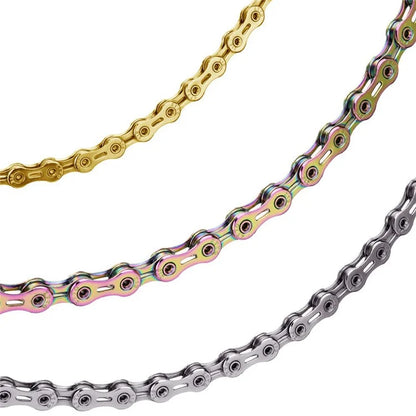 ZTTO z8 Carbon Steel Bicycle Chain 8-Speed 116 Links Mountain Road Bike Chain Semi-hollow