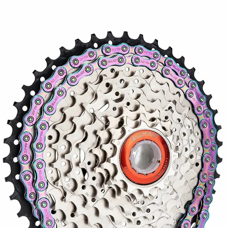 ZTTO Z11 Carbon Steel MTB Road Bike Chain 11-Speed 116 Links Bicycle Chain Fully Hollow