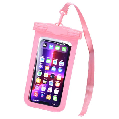TTEOOBL IPX8 Waterproof Phone Case 20m Underwater PVC+ABS Transparent Phone Cover