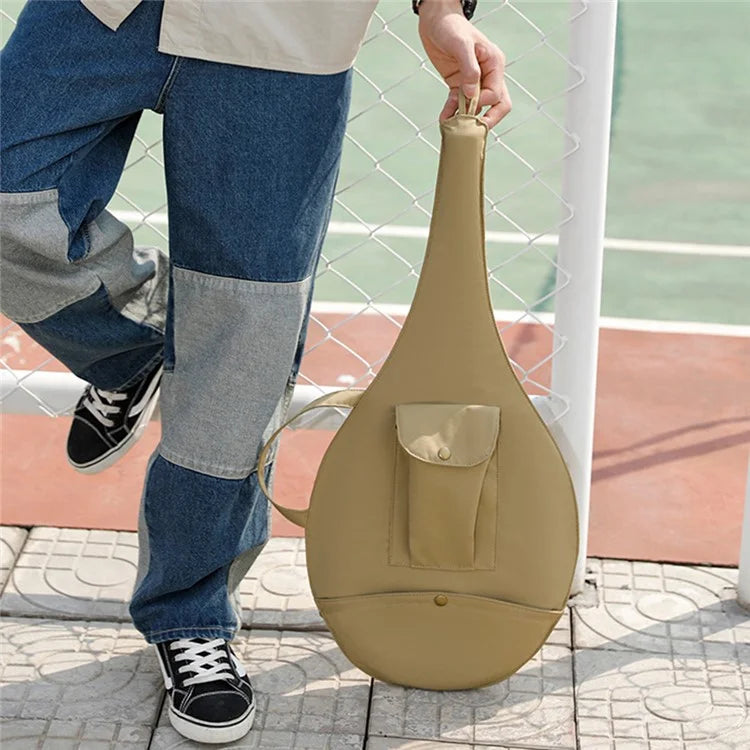 5620 Canvas Tennis Bag Waterproof Portable Tennis Racket Storage Bag, 34x76cm