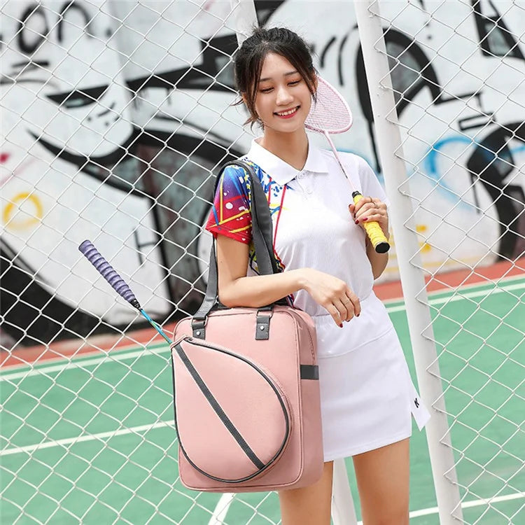 5611 30x39x11cm Badminton Racket Storage Bag Shoulder Bag Handbag Gym Tote Bag