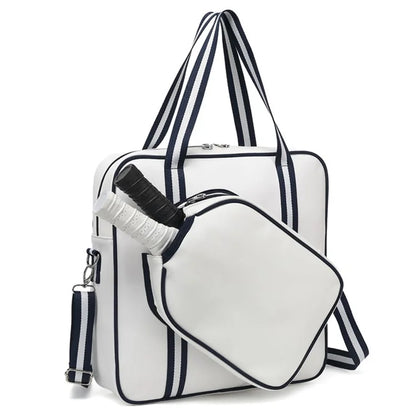 5625 PU Leather Racket Storage Bag Handbag Gym Bag Crossbody Shoulder Bag