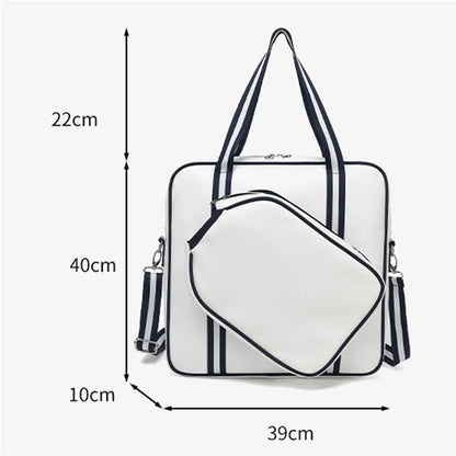 5625 PU Leather Racket Storage Bag Handbag Gym Bag Crossbody Shoulder Bag