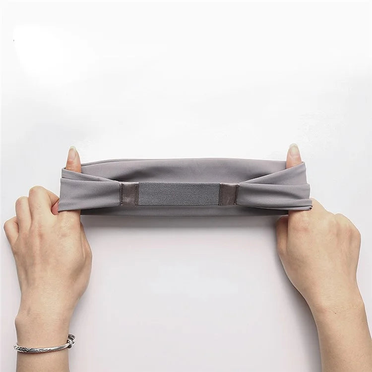 GOUNOD HT011 Solid Color Headband Elastic Sport Running Sweat Wicking Hairband