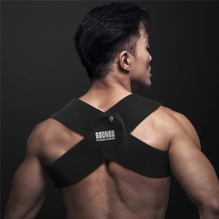 GOUNOD HB06 Bench Press Push Up Shoulder Belt Fitness Training Correction Strap Open Shoulder Auxiliary Belt