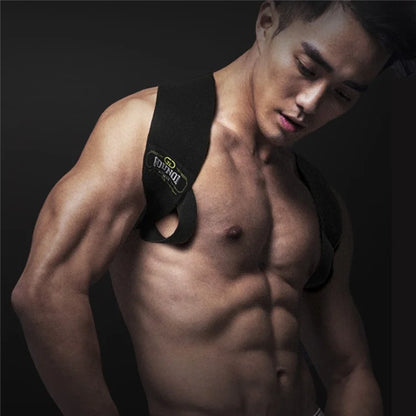 GOUNOD HB06 Bench Press Push Up Shoulder Belt Fitness Training Correction Strap Open Shoulder Auxiliary Belt