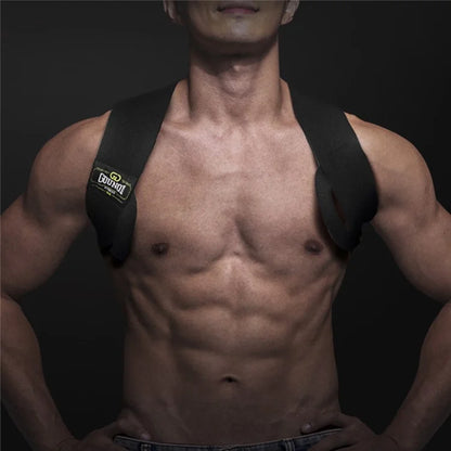 GOUNOD HB06 Bench Press Push Up Shoulder Belt Fitness Training Correction Strap Open Shoulder Auxiliary Belt