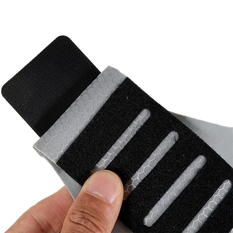Honeycomb Pattern Outdoor Running Arm Bag Ultra-thin Sports 6-inch Phone Touch Screen Armband Storage Bag