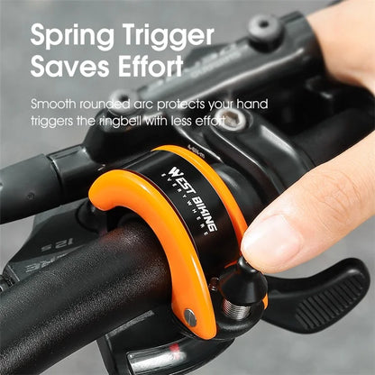 WEST BIKING YP0706054 Dolphin Shaped Bicycle Bell Concealed Mountain Bike Bell