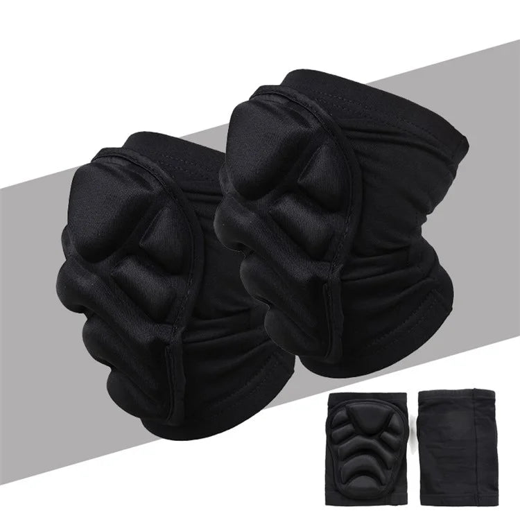 4130 1 Pair Anti-fall Knee Guard Ski Skating Skateboard Cycling Anti-collision Knee Pads