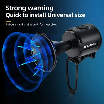 ROCKBROS EH-2 Electric Bike Horn ABS+PC High Decibel Bicycle Cycling Warning Bell