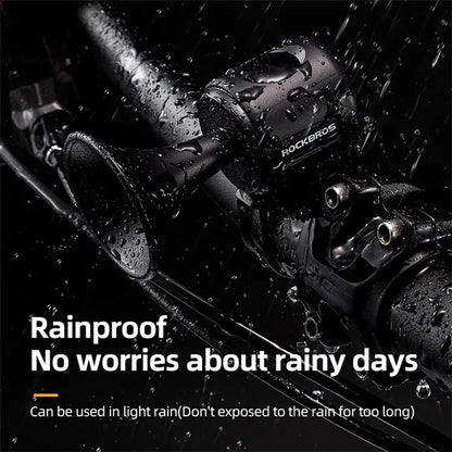 ROCKBROS EH-2 Electric Bike Horn ABS+PC High Decibel Bicycle Cycling Warning Bell