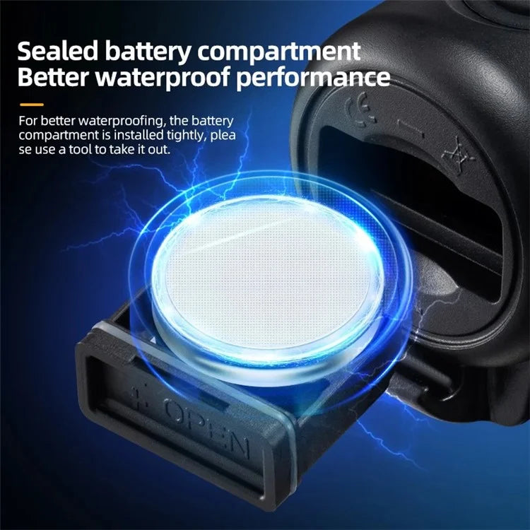 ROCKBROS EH-2 Electric Bike Horn ABS+PC High Decibel Bicycle Cycling Warning Bell