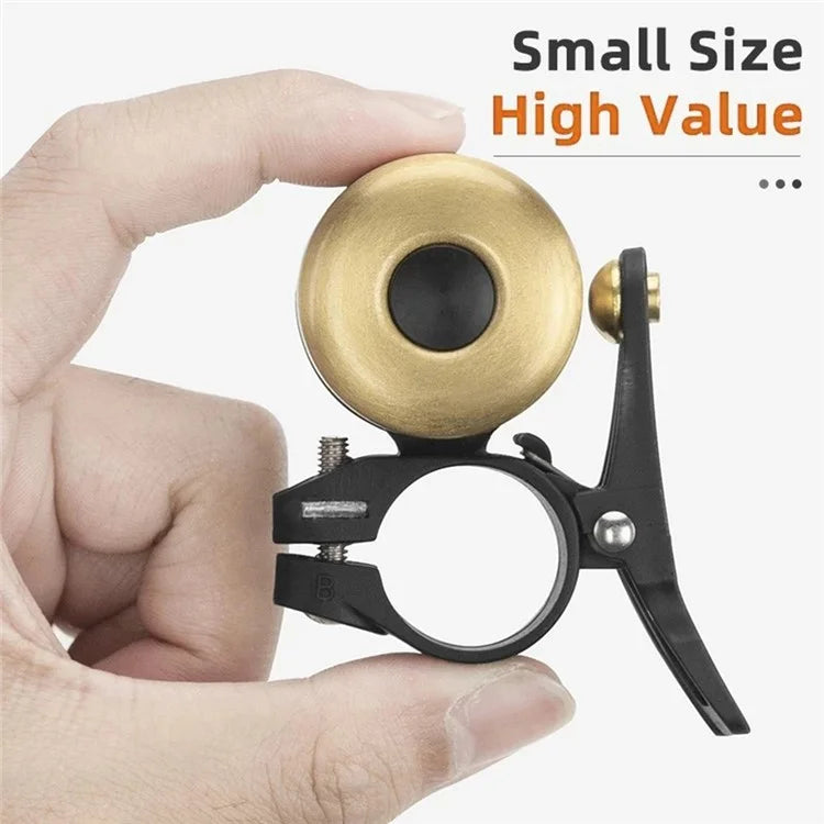 ROCKBROS 2019-1BB Copper Alloy Bike Bell Mountain Road Bicycle Loud Sound Metal Horn