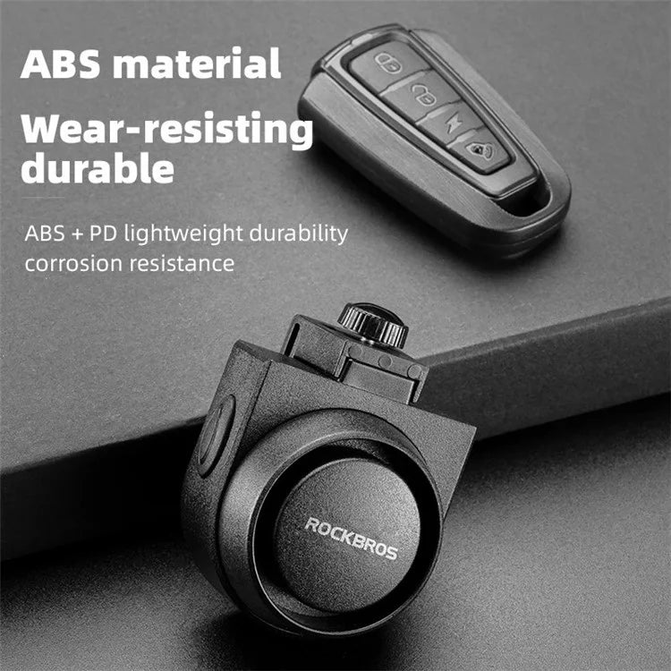 ROCKBROS Anti Theft Bicycle Bell IPX5 Waterproof Wireless Remote Control Electric Horn