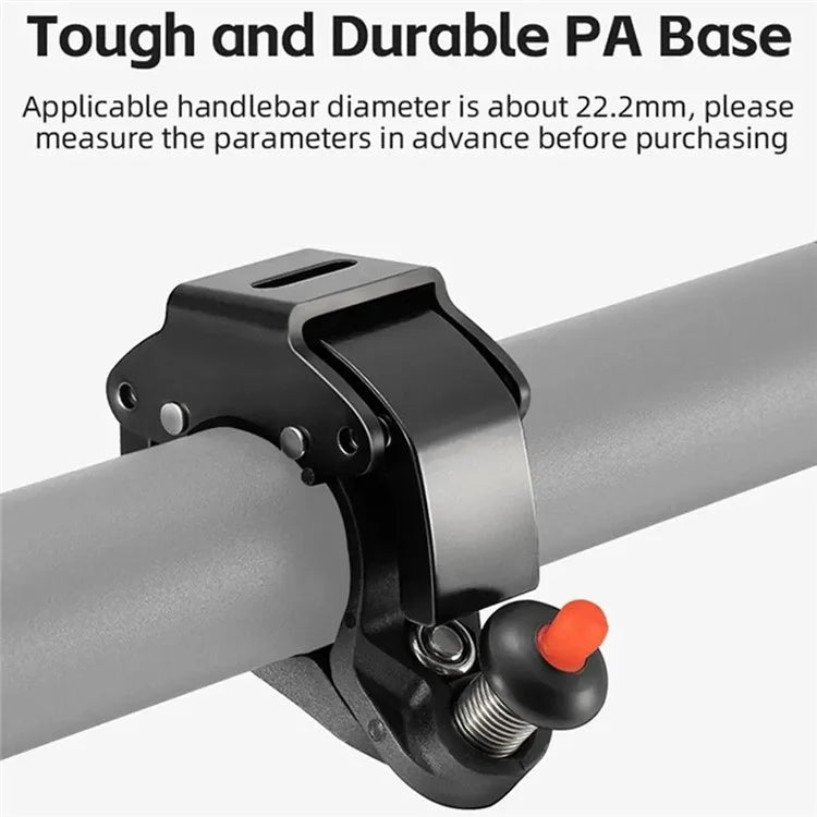 ROCKBROS Stainless Steel + Aluminum Alloy + PA Bike Bell Mountain Bicycle Loud Sound Horn