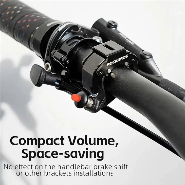 ROCKBROS Stainless Steel + Aluminum Alloy + PA Bike Bell Mountain Bicycle Loud Sound Horn