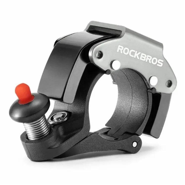 ROCKBROS Stainless Steel + Aluminum Alloy + PA Bike Bell Mountain Bicycle Loud Sound Horn