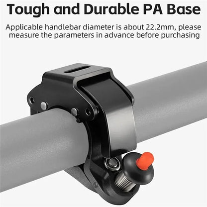 ROCKBROS Stainless Steel + Aluminum Alloy + PA Bike Bell Mountain Bicycle Loud Sound Horn