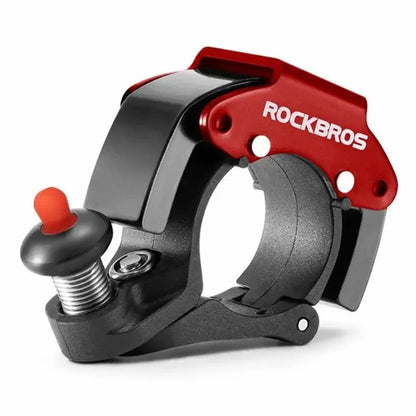 ROCKBROS Stainless Steel + Aluminum Alloy + PA Bike Bell Mountain Bicycle Loud Sound Horn