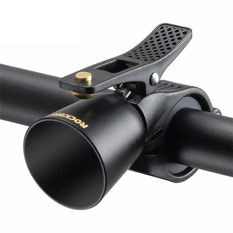 ROCKBROS 2022-1B Copper Alloy Bike Bell Bicycle Handlebar Mount Loud Metal Warning Horn