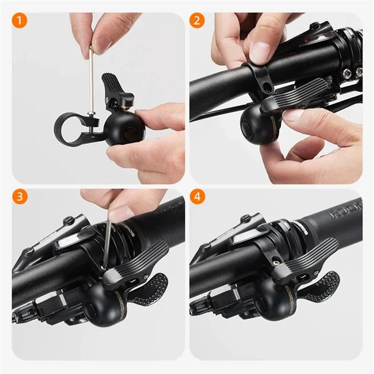 ROCKBROS Copper Alloy Loud Bike Bell Mountain Road Bicycle Cycling Warning Metal Horn