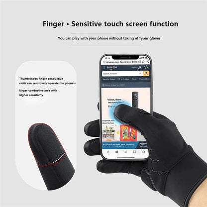 VILICO A0094 1 Pair Winter Warm Gloves Cycling Skiing Touch Screen Full Finger Gloves